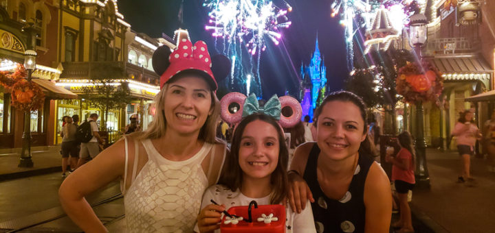 Fogos no Magic Kingdom