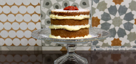 Bolo com massa chiffon