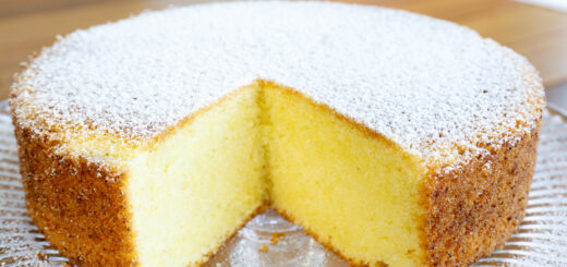 Massa de bolo amanteigada