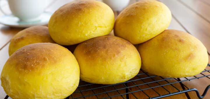 Pão de batata doce e abóbora