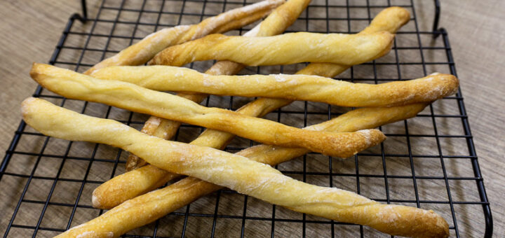 Grissini de fermentação natural