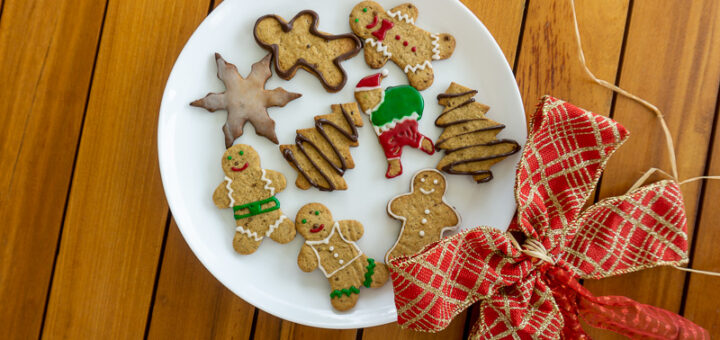 Biscoitos de gengibre para o natal