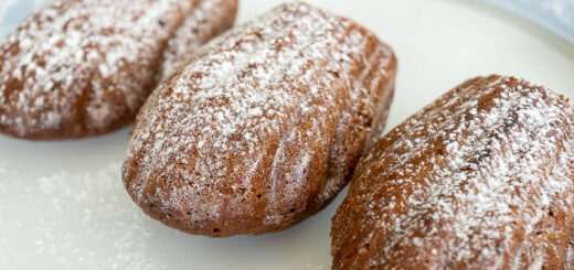 Madeleines de chocolate