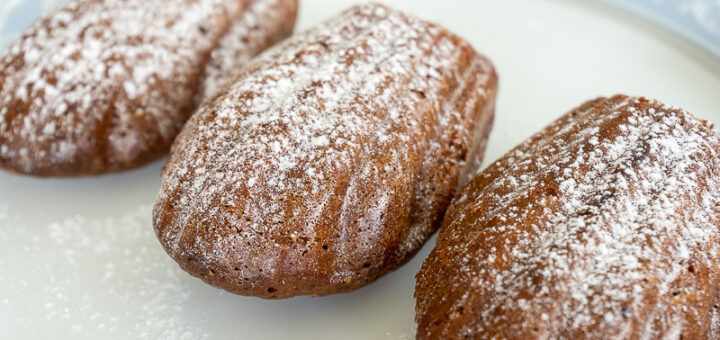 Madeleines de chocolate