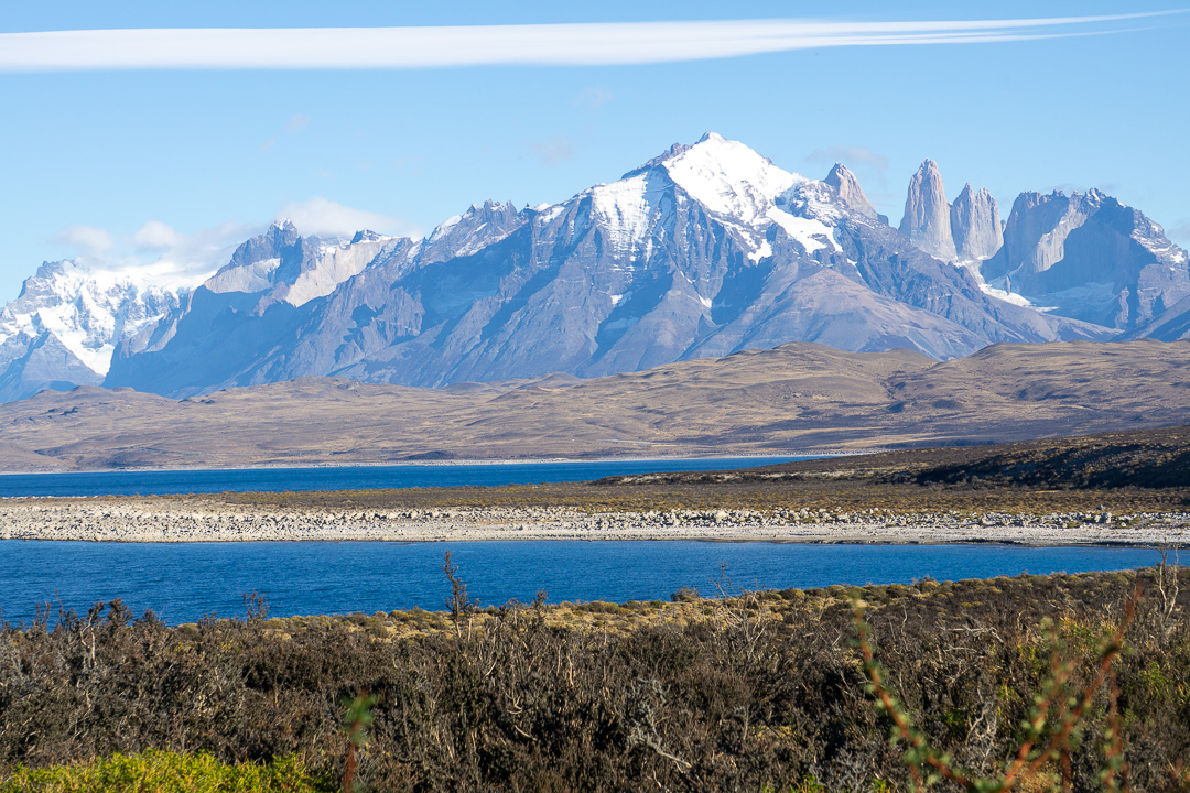 Vista das torres com tempo aberto